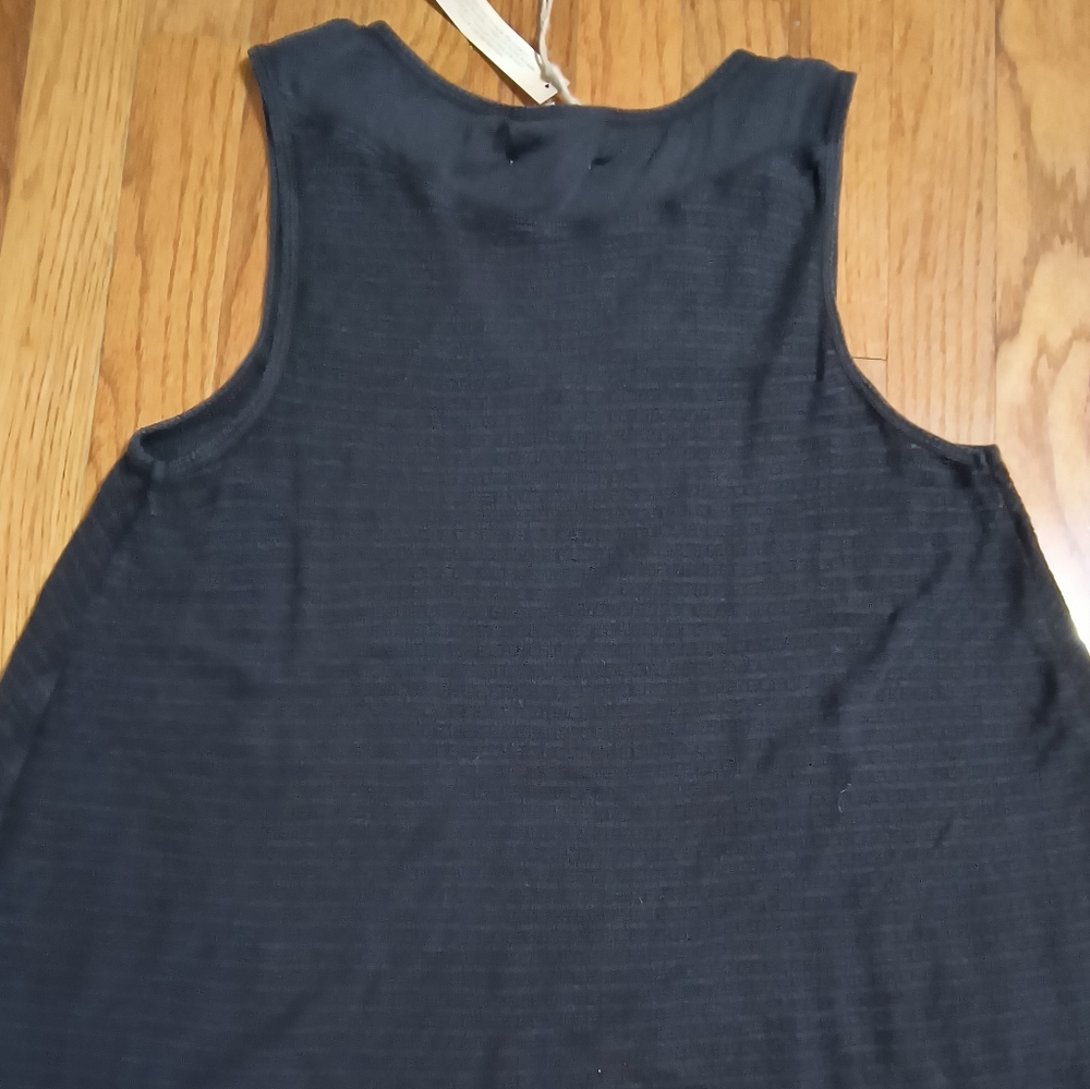 3/$10⭐ NWT True Craft Black Prairie City Hi-Low tank top tunic, women's small - Picture 11 of 11